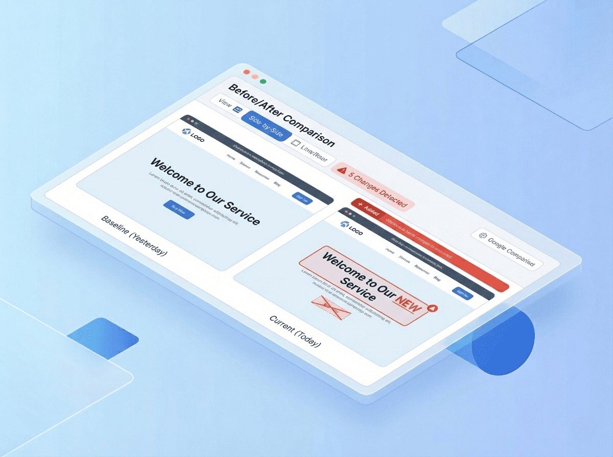 Before After Comparison 5 Changes